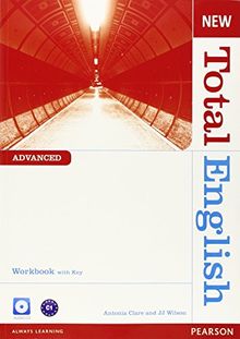 New Total English Advanced Workbook with key z plyta CD