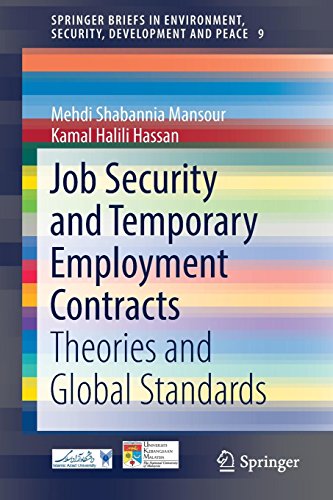 Job Security and Temporary Employment Contracts: Theories and Global Standards (SpringerBriefs in Environment, Security, Development and Peace, Band 9)