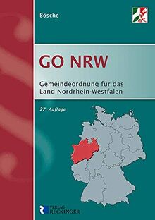 Gemeindeordnung für das Land Nordrhein-Westfalen (GO NRW): Textausgabe