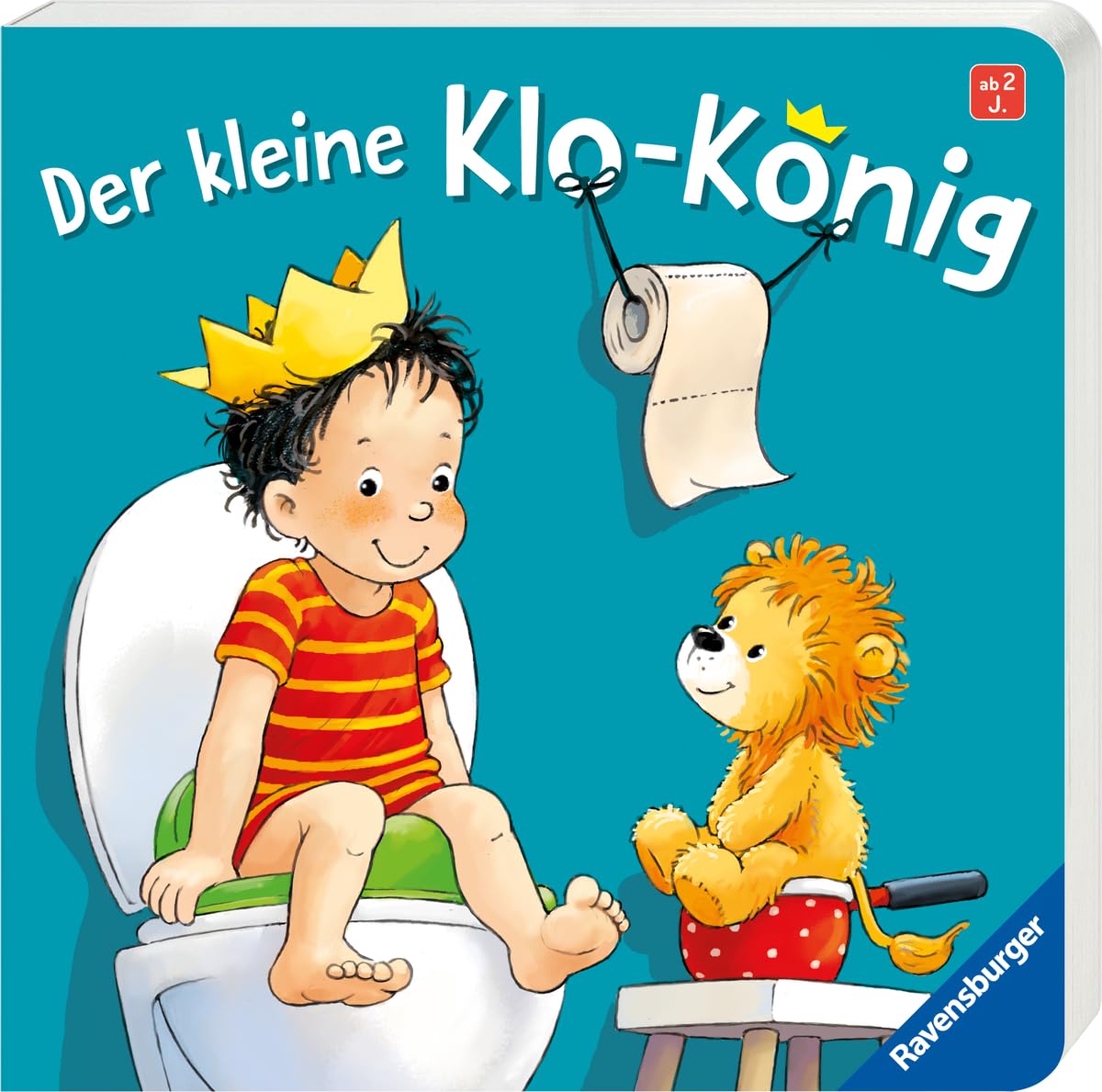 Grimm, Sandra: Der kleine Klo-König, Pappbilderbuch zum Windelabschied ab 2 Jahren, Bilderbuch