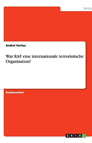 War RAF eine internationale terroristische Organisation?