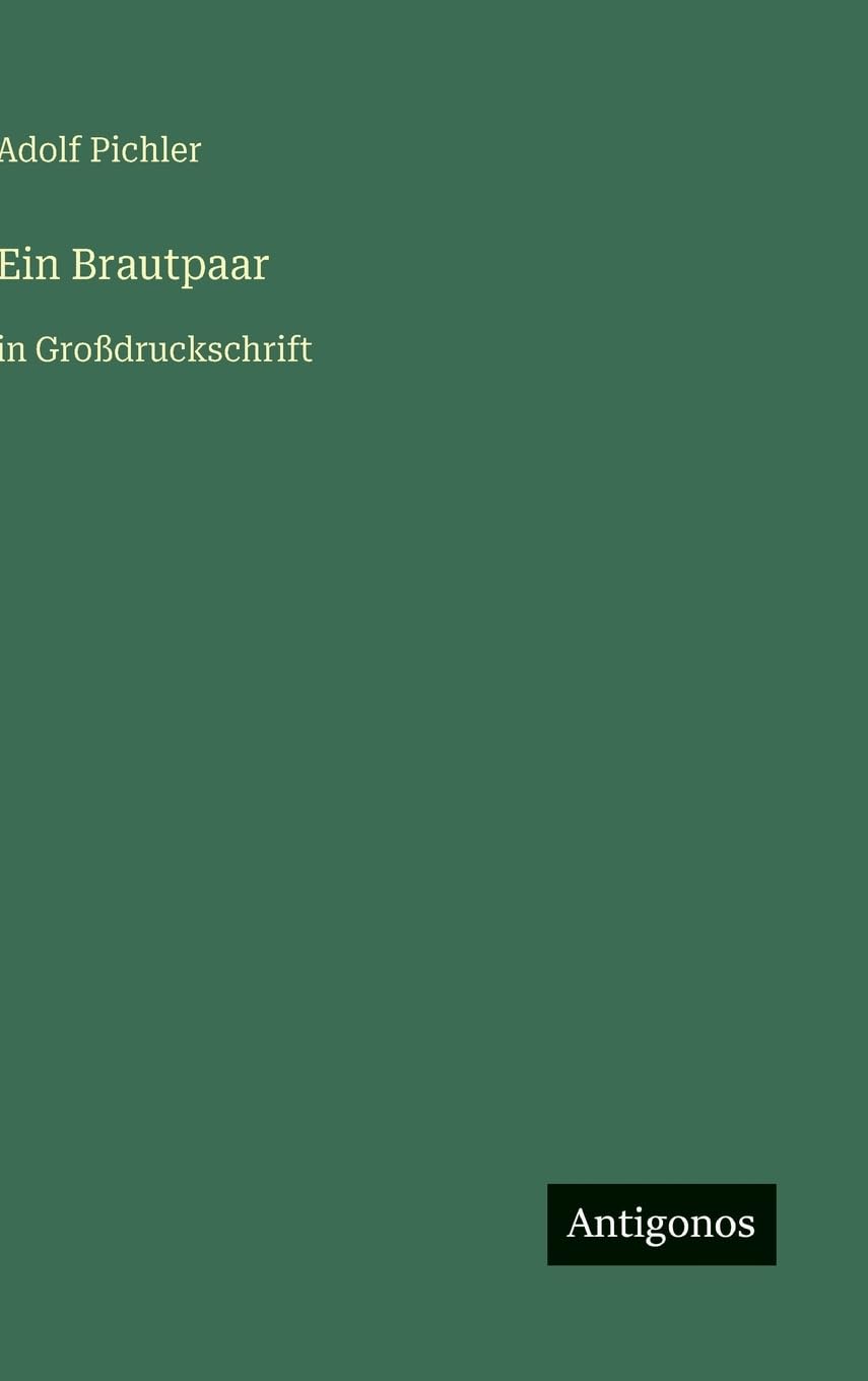 Ein Brautpaar: in Großdruckschrift