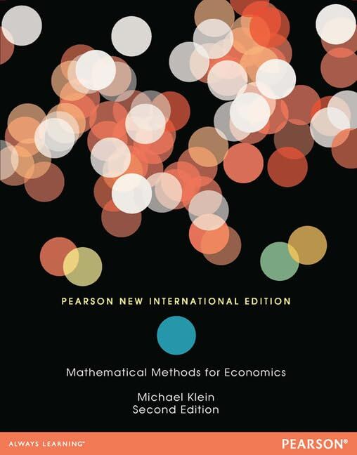 Mathematical Methods for Economic