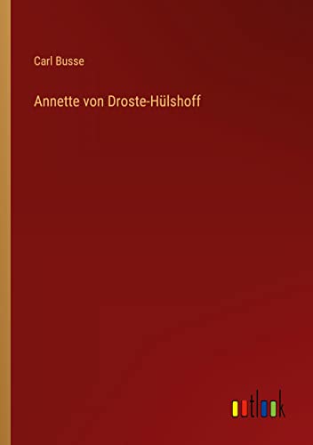 Annette von Droste-Hülshoff