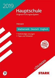 Lösungen zu Original-Prüfungen Hauptschule - Mathematik, Deutsch, Englisch - Hessen