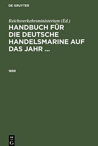1899 (Handbuch für die deutsche Handelsmarine)