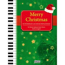 Merry Christmas für Klavier, Keyboard oder Gitarre: Alte und neue Weihnachtslieder von Werner Maus | Buch | Zustand akzeptabel