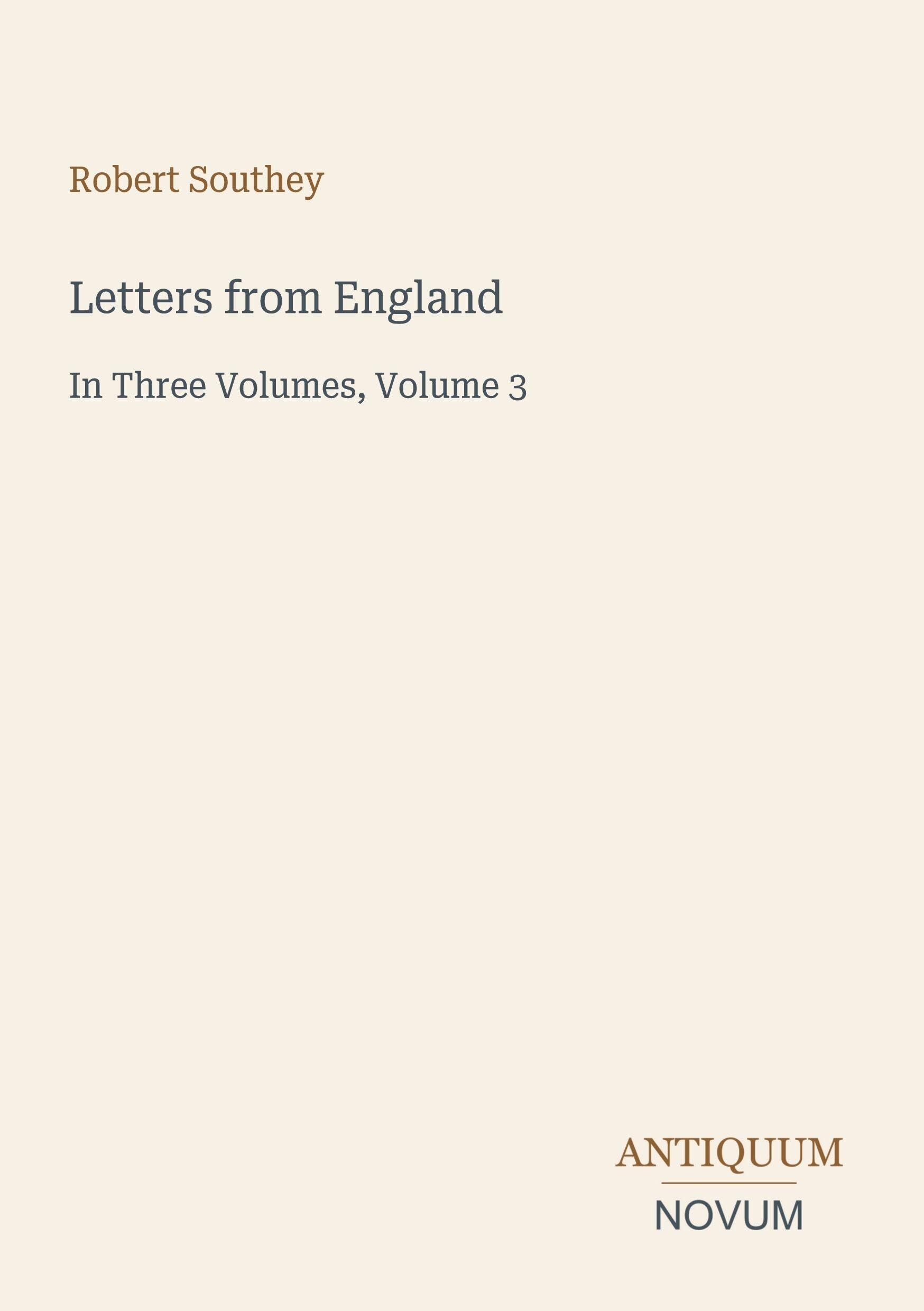 Letters from England