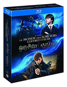 Coffret j. k. rowling 2 films : harry potter à l'école des sorciers ; les animaux fantastiques [Blu-ray] [FR Import]