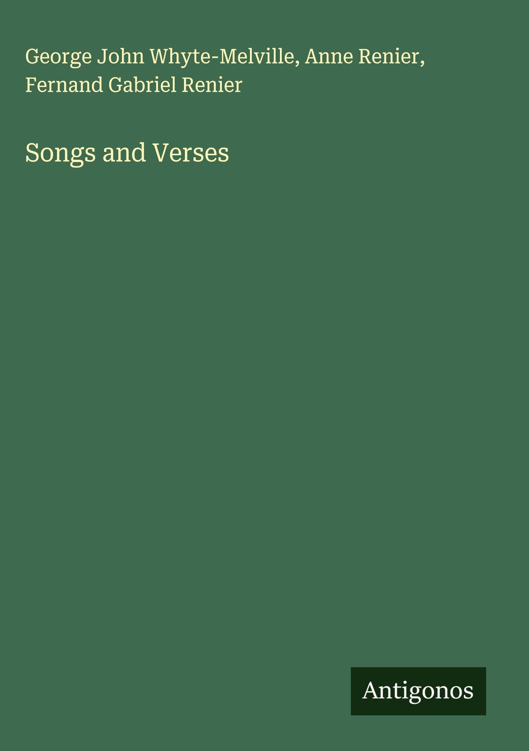 Songs and Verses