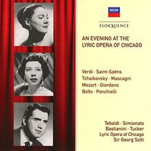Ein Abend An der Lyrischen Oper Von Chicago