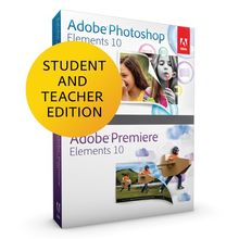 Adobe Photoshop Elements 10 & Adobe Premiere Elements 10 Student and Teacher* von Adobe | Software | Zustand sehr gut