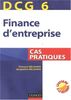 Finance d'entreprise, DCG 6 : cas pratiques