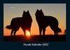 Hunde Kalender 2022 Fotokalender DIN A4: Monatskalender mit Bild-Motiven von Haustieren, Bauernhof, wilden Tieren und Raubtieren