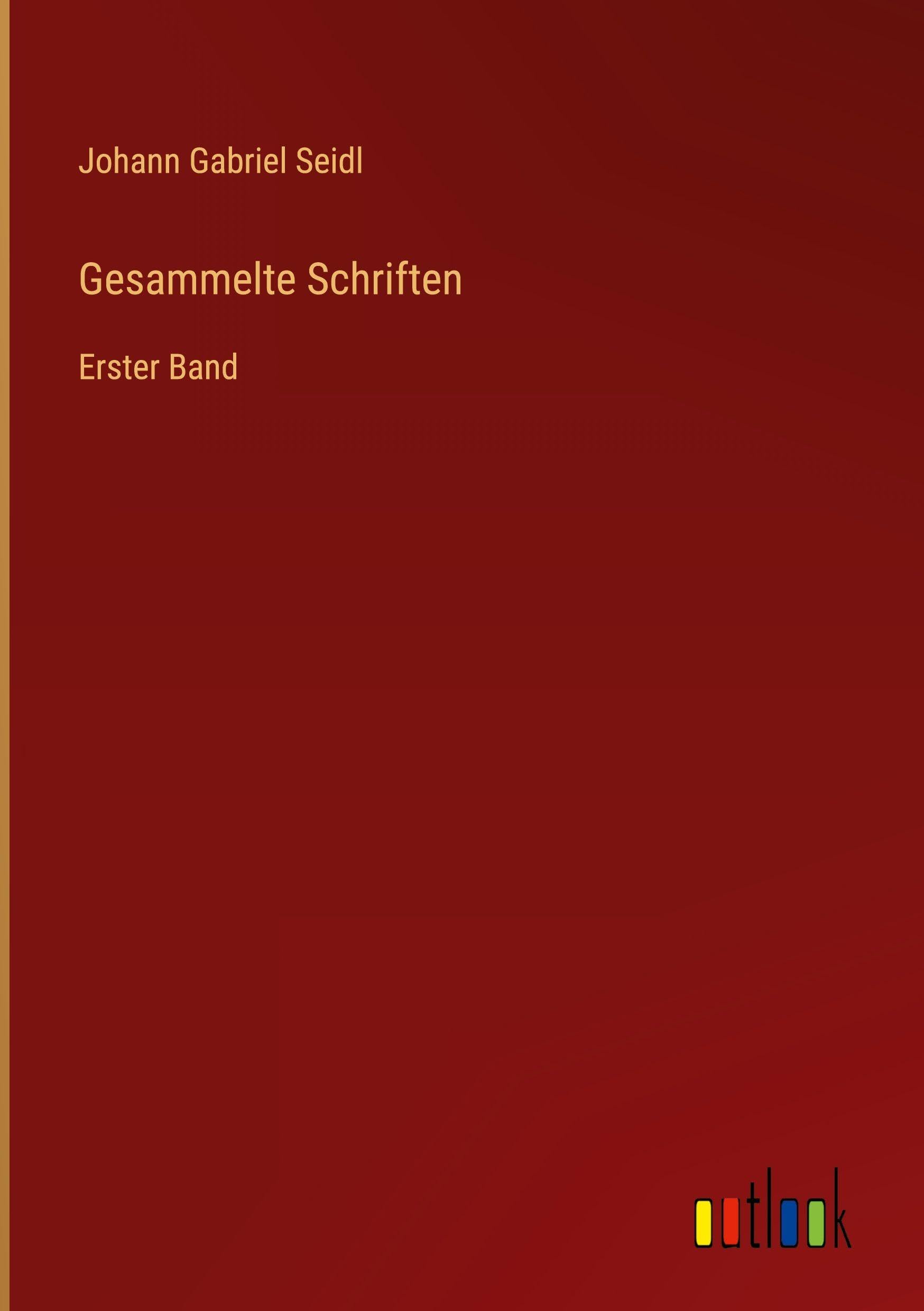 Gesammelte Schriften: Erster Band