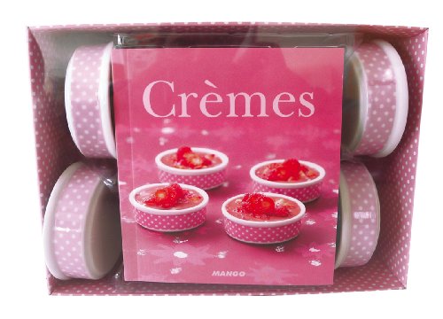 Coffret Crèmes : 1 Livre Et 4 Charmants Ramequins à Pois