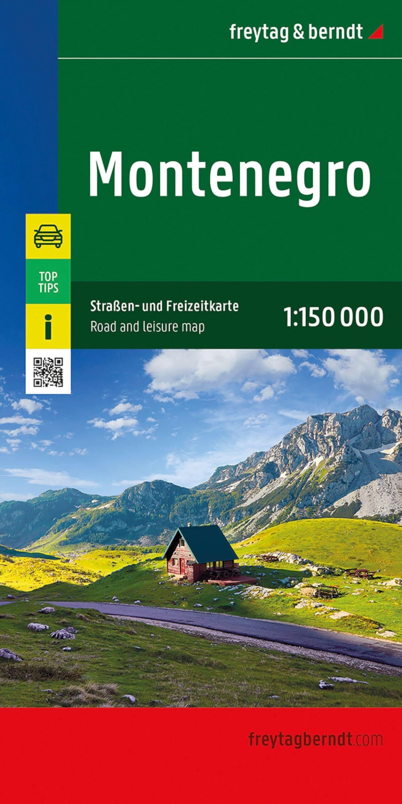 freytag & berndt Straßenkarte Montenegro 1:150.000 - Neuware