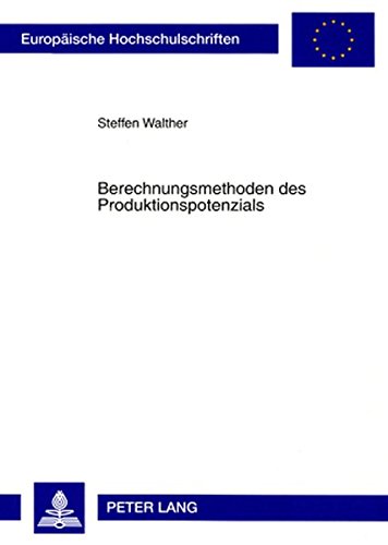 Berechnungsmethoden des Produktionspotenzials: Darstellung und Kritik (Europäische Hochschulschriften - Reihe V)