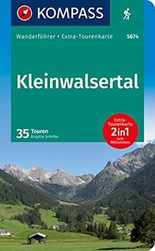 KOMPASS Wanderführer Kleinwalsertal: 2in1 Wanderführer mit Extra-Tourenkarte 1:25.000, 35 Touren, GPX-Daten zum Download