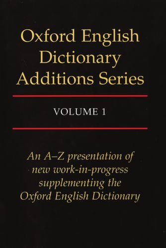 Oxford English Dictionary Additions Series