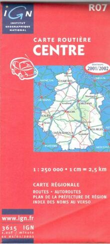 Centre Ign 1:250,000 (English and French Edition) (Regionales)