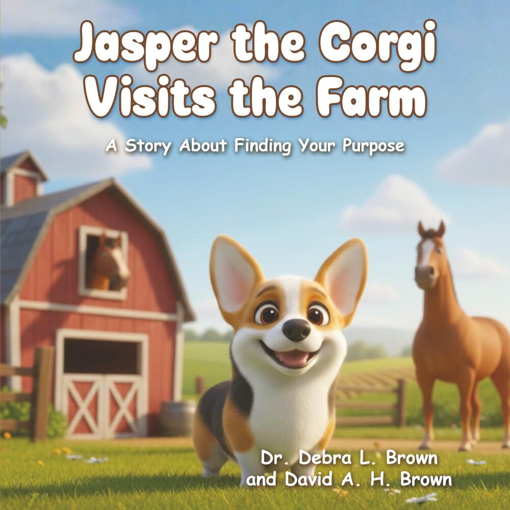 Jasper the Corgi Visits the Farm