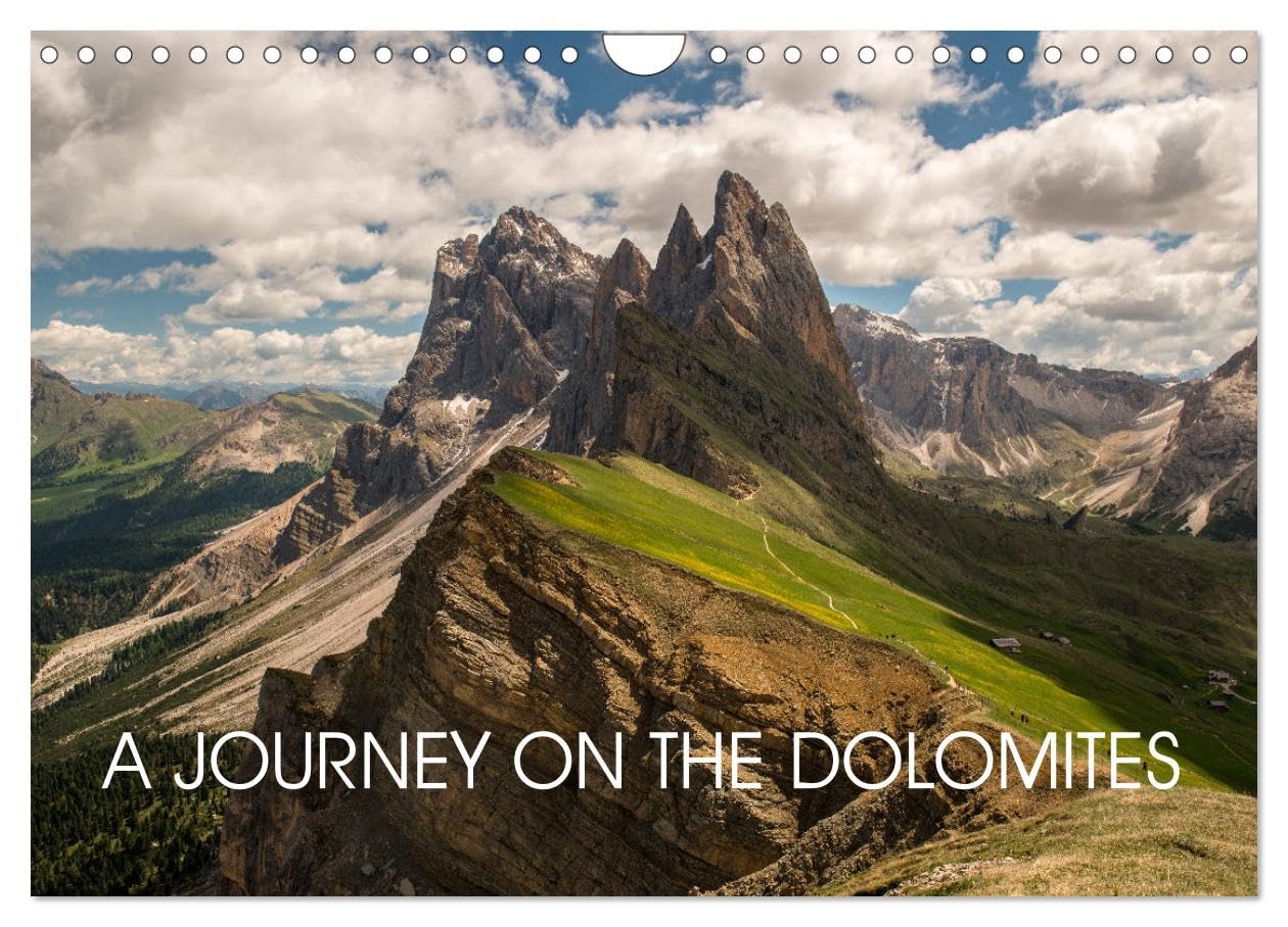 A JOURNEY ON THE DOLOMITES (Wall Calendar 2026 DIN A4 landscape), CALVENDO 12 Month Wall Calendar: Beautiful Dolomites mountain landscapes
