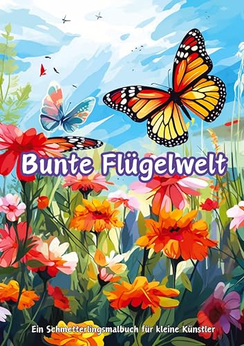 Bunte Flügelwelt: Ein Schmetterlingsmalbuch für kleine Künstler