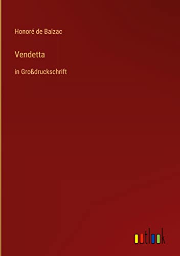 Vendetta: in Großdruckschrift