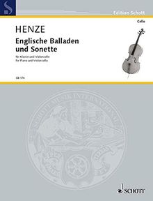 Englische Balladen und Sonette: für Klavier und Violoncello. Klavier und Violoncello. (Cello-Bibliothek)
