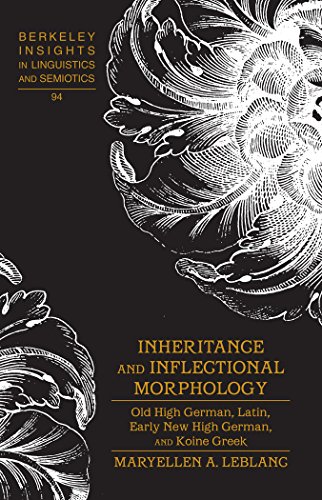 Inheritance and Inflectional Morphology: Old High German, Latin, Early New High German, and Koine Greek (Berkeley Insights in Linguistics and Semiotics)