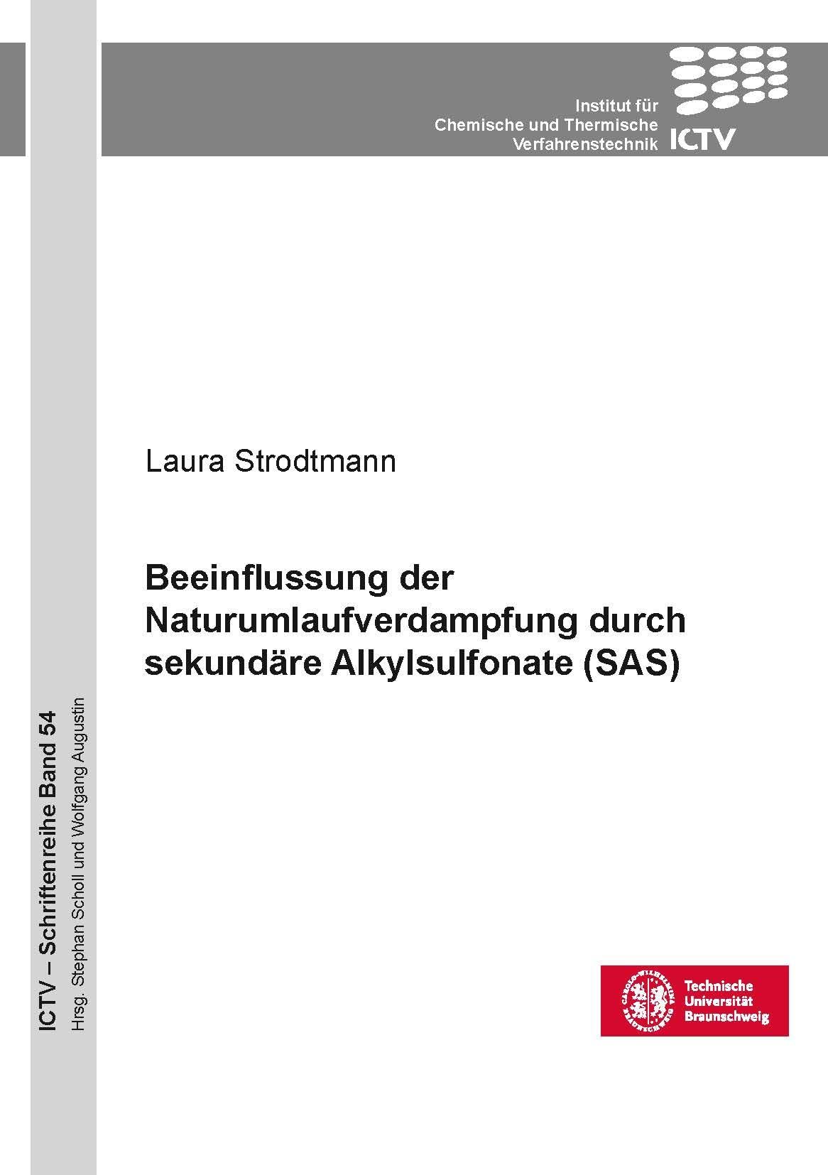 Beeinflussung der Naturumlaufverdampfung durch sekundäre Alkylsulfonate (SAS) (ICTV-Schriftenreihe)