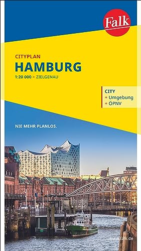 Falk Cityplan Hamburg 122500 Karte (im Sinne von Landkarte)