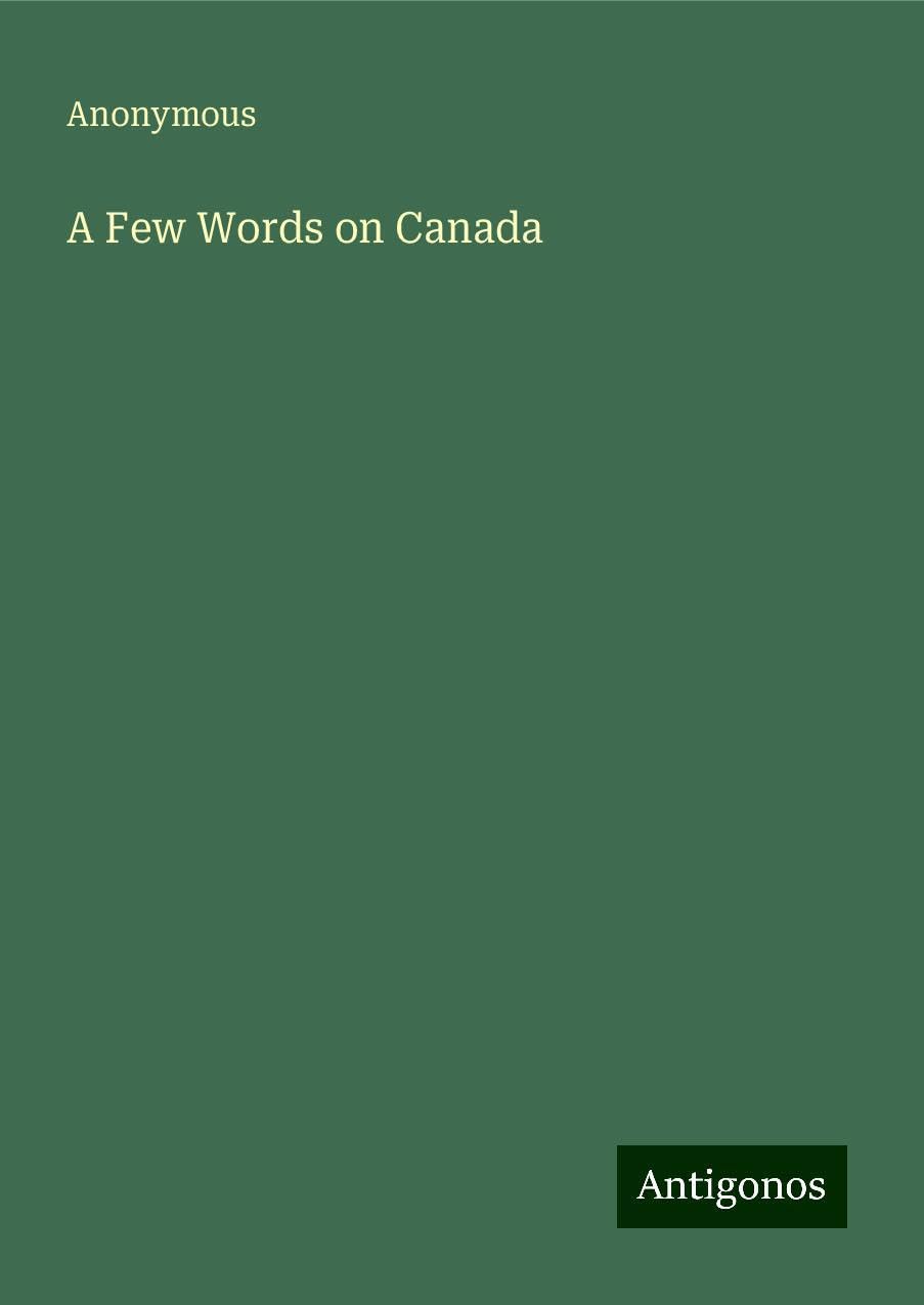 A Few Words on Canada