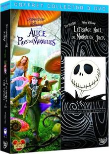 Coffret alice aux pays des merveilles ; l'étrange noël de mr. jack [FR Import]