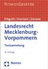 Landesrecht Mecklenburg-Vorpommern: Textsammlung, Rechtsstand: 1. Februar 2014
