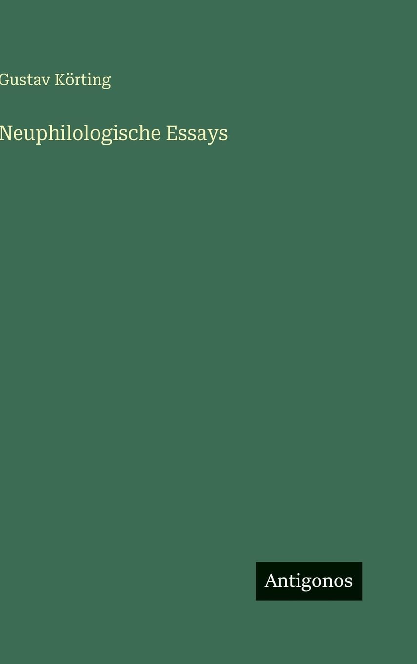 Neuphilologische Essays