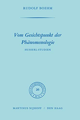 Vom Gesichtspunkt der Phanomenologie (German Edition) (Modern Perspectives in Energy)