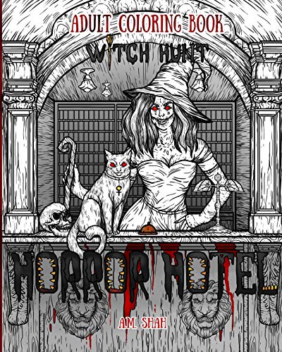 Adult Coloring Book Horror Hotel: Witch Hunt