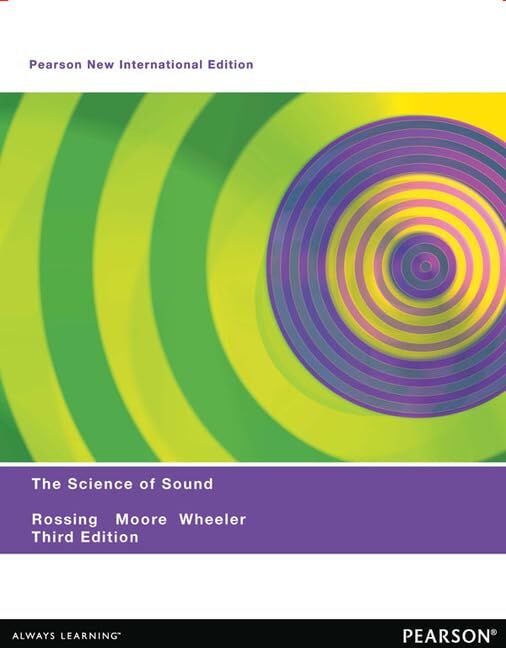 Thomas Rossing Science Of Sound, The