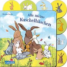 Alle meine Kuschelhäschen: Buntes Registerbuch für kleine Hände