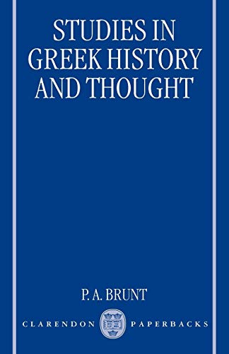 Studies in Greek History and Thought