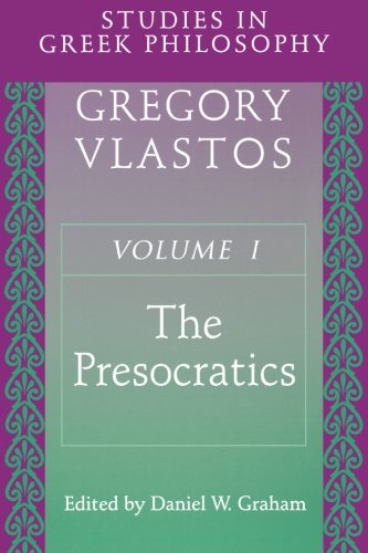 Studies in Greek Philosophy, Volume 1