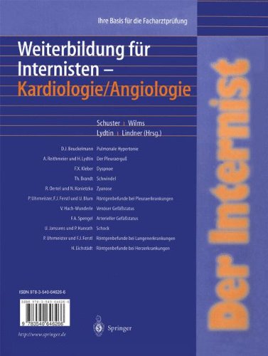Der Internist: Weiterbildung für Internisten Kardiologie/ Angiologie: Ihre Basis für die Facharztprüfung