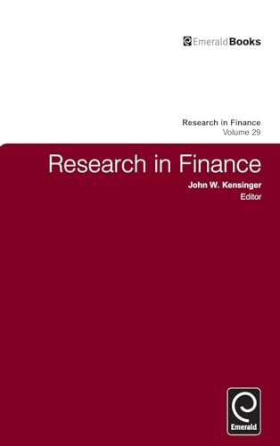Research in Finance (Research in Finance, 29, Band 29)