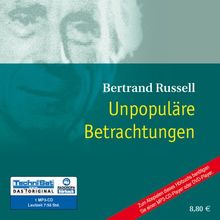 Unpopuläre Betrachtungen (ungekürzte Lesung auf 1 MP3-CD)