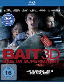 Bait 3D - Haie im Supermarkt (inkl. 2D Version) [Blu-ray 3D] von Kimble Rendall  | DVD | Zustand sehr gut