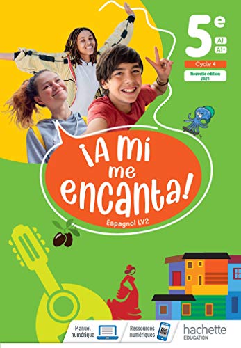 Michelle Froger, Anthony Straub, Isabelle Delhaye, Montserrat Martinez Gimenez, Véronique Dumont-Le Bellec, Jean-Michel Barreau, Evelyne Minglis, Marie Pauly A Mi Me Encanta ! Espagnol Lv2 5E, A1-A1+ : Cycle 4 - Image 3