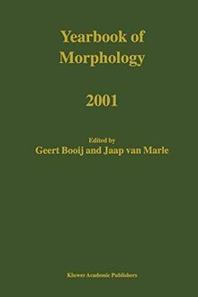 Yearbook of Morphology 2001