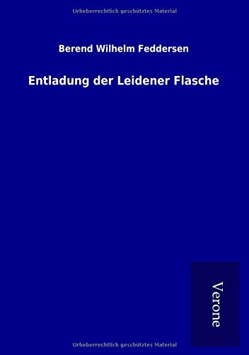 Entladung der Leidener Flasche